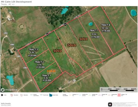 10 ac.  Tract 7 Cr 131 Mount Calm TX 76673