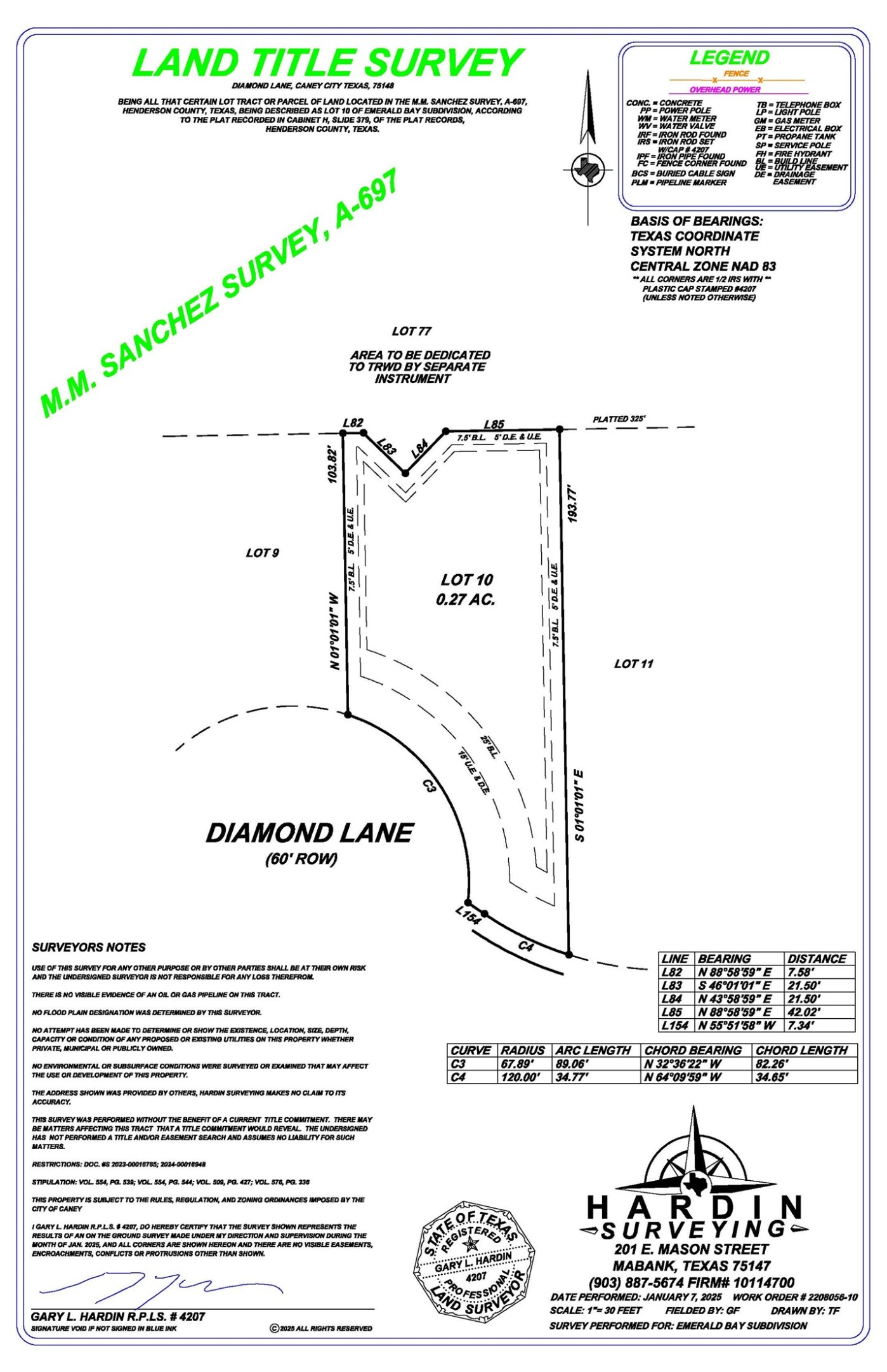 001 Diamond Lane Caney City TX 75148