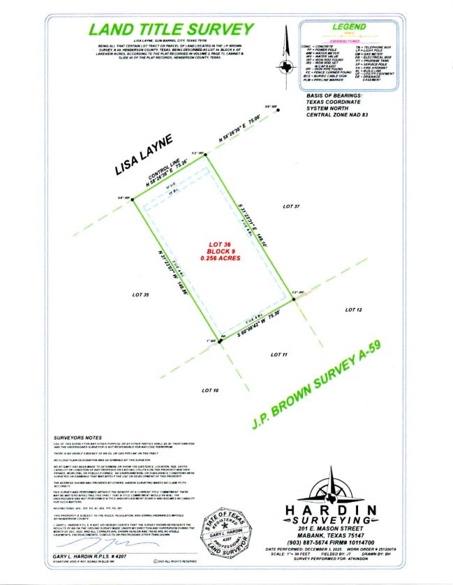 Tbd Lisa Lane Gun Barrel City TX 75156