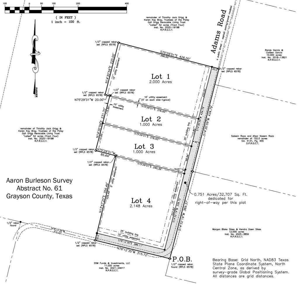 Tbd Lot 2 Adams Road Sherman TX 75090
