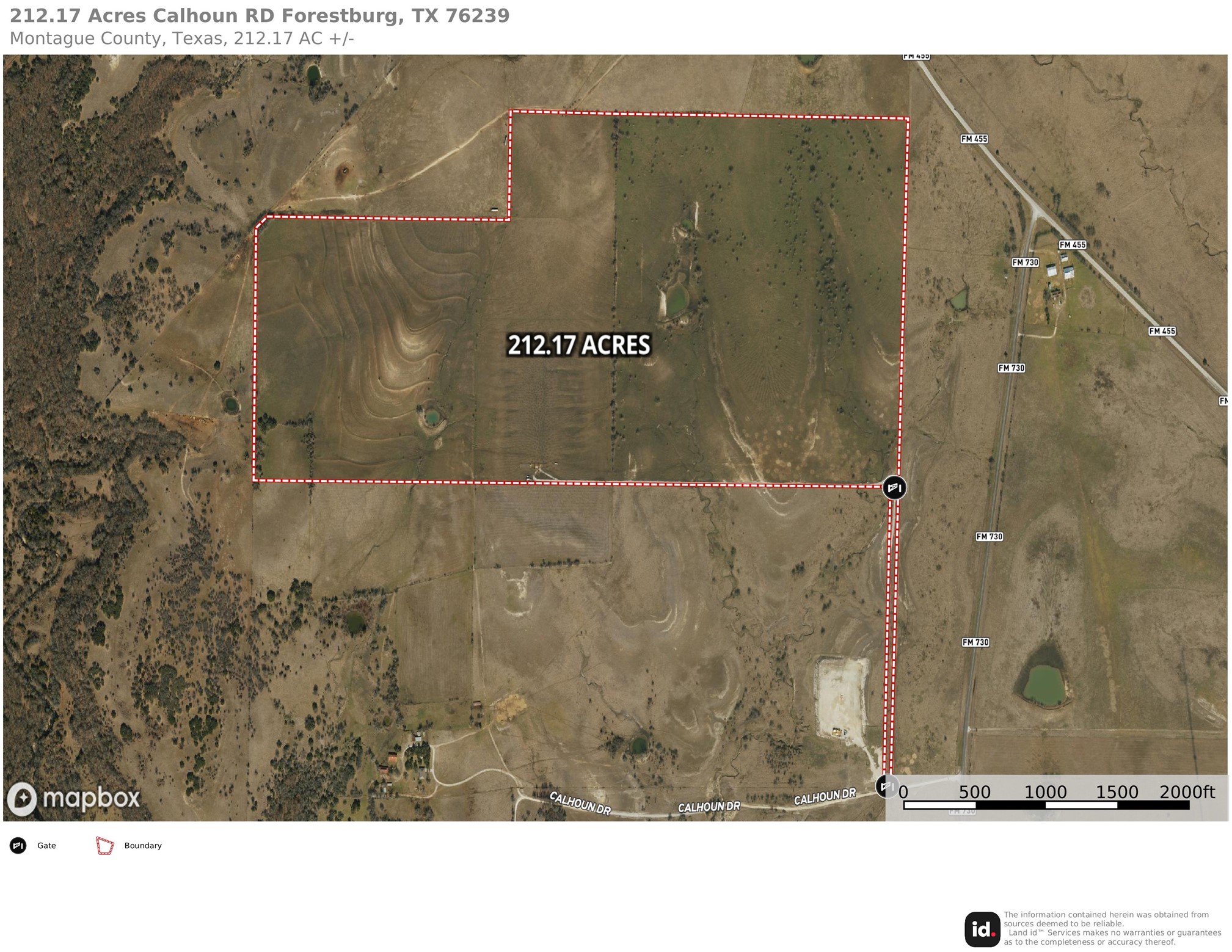 212.17 Acres Calhoun Drive Forestburg TX 76239