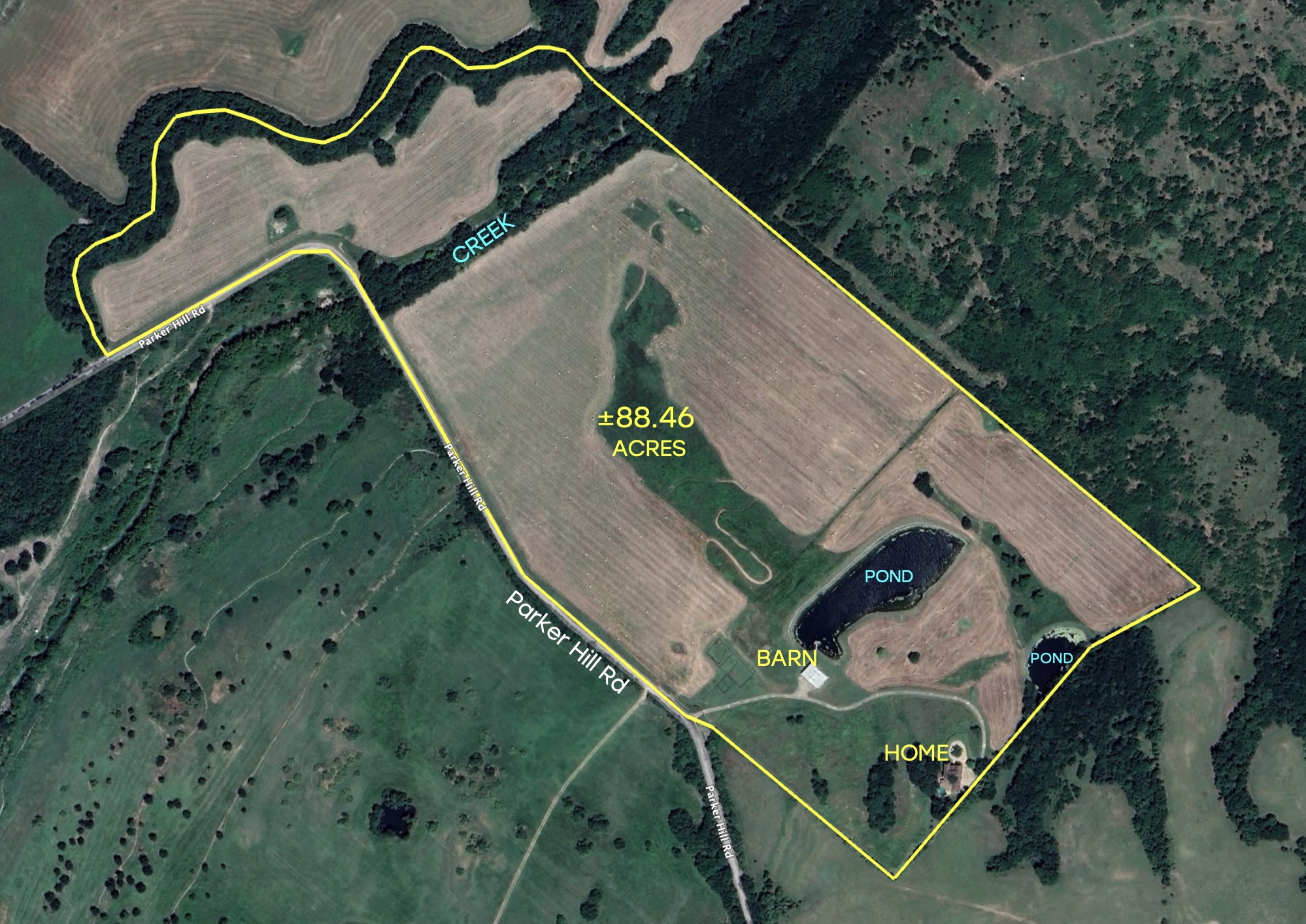 88.46 Acres Parker Hill Road Palmer TX 75152