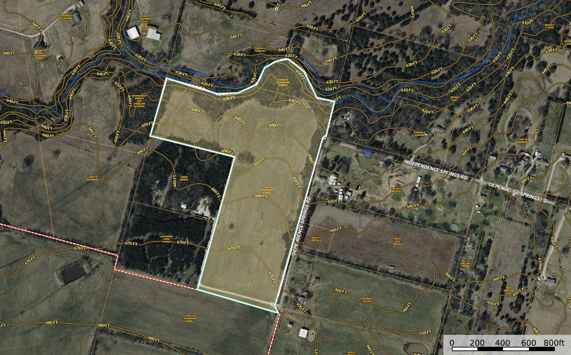 33 Acres Independence Springs Road Sherman TX 75090