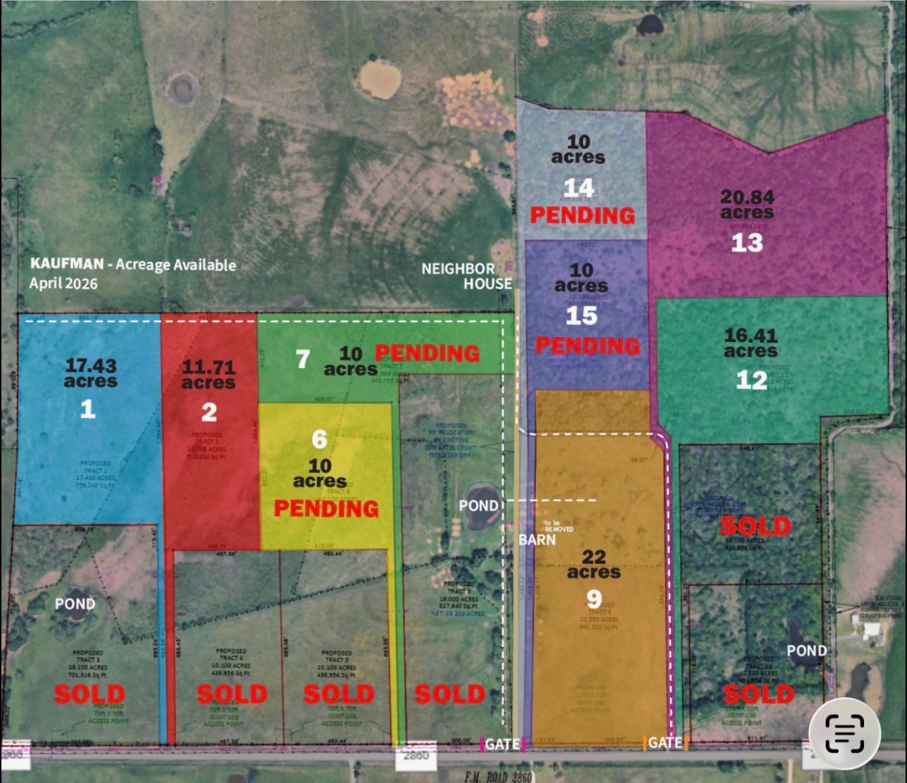 Tbd Lot 12 Fm 2860 Kaufman TX 75142