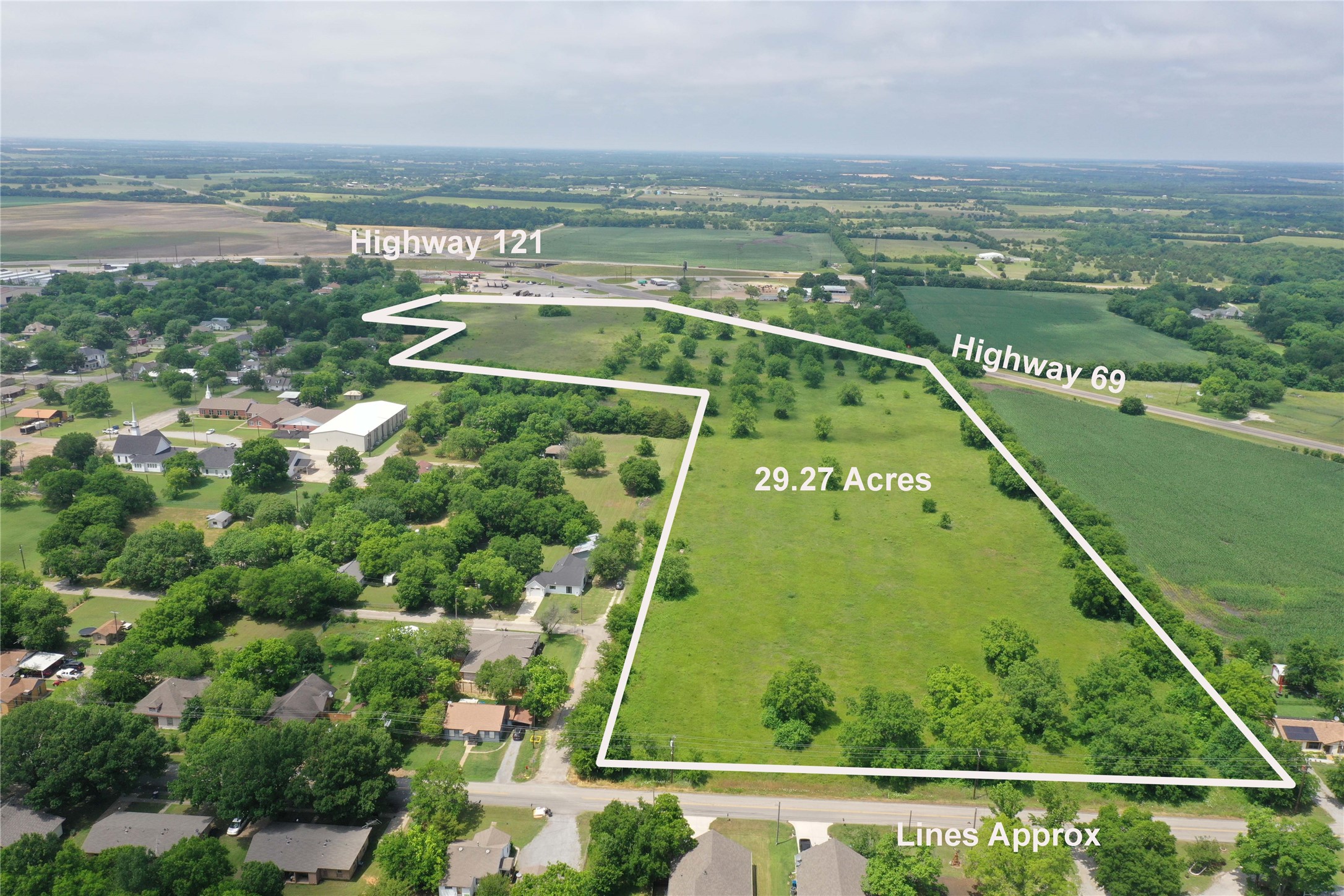 29.366 Ac South Side Highway 69 Trenton TX 75490
