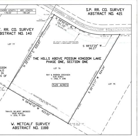 1133 Sparrow Court Graford TX 76449
