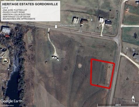 Lot 1.8 Heritage Gordonville TX 76245