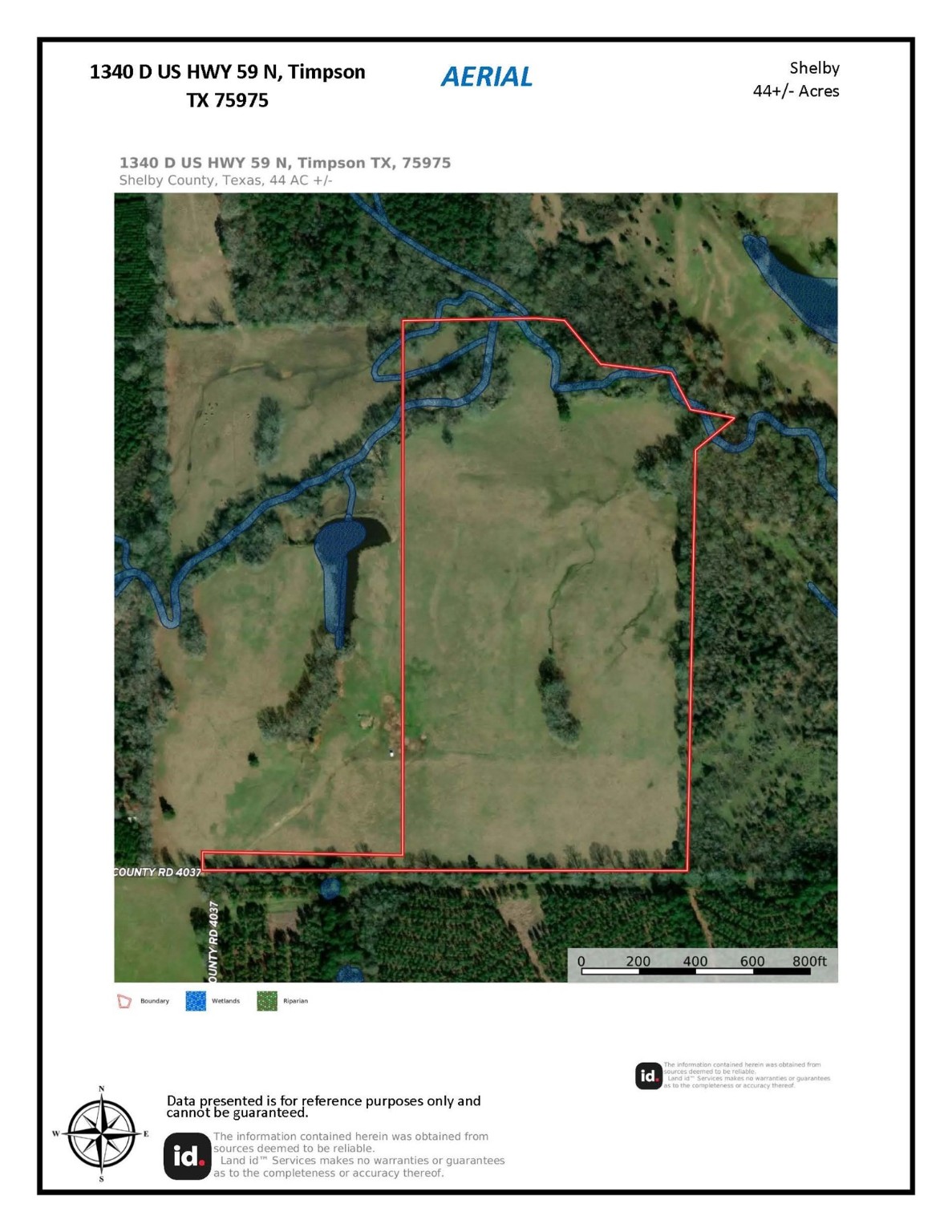 Tbd-b Cr 4037 Timpson TX 75975