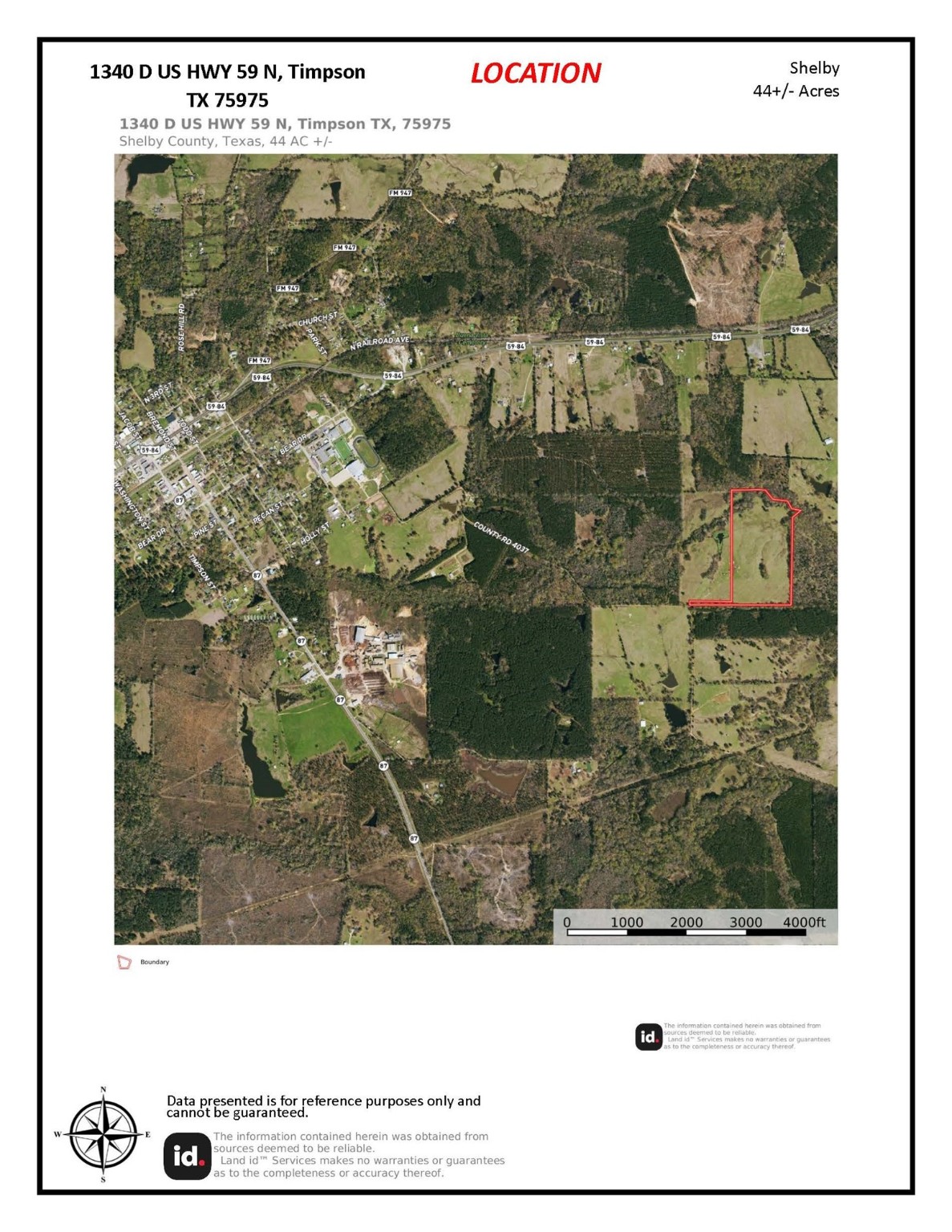 Tbd-b Cr 4037 Timpson TX 75975