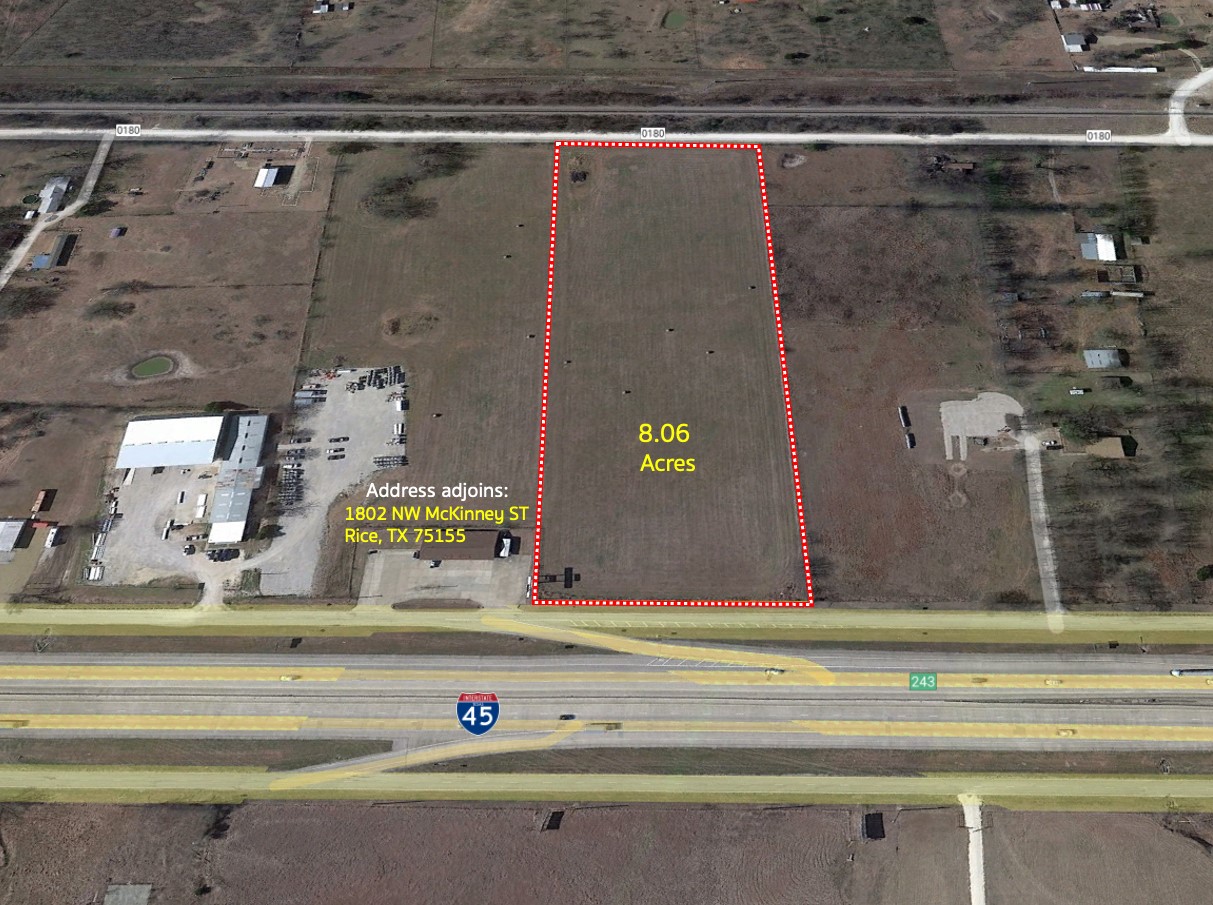 Tbd 8.06 NW Mckinney Street Rice TX 75155