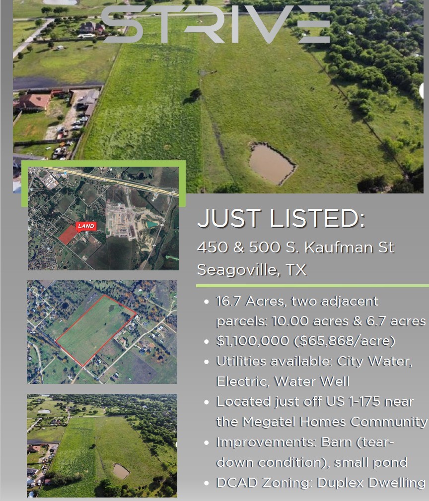 450 & 500 Kaufman Street S Seagoville TX 75159