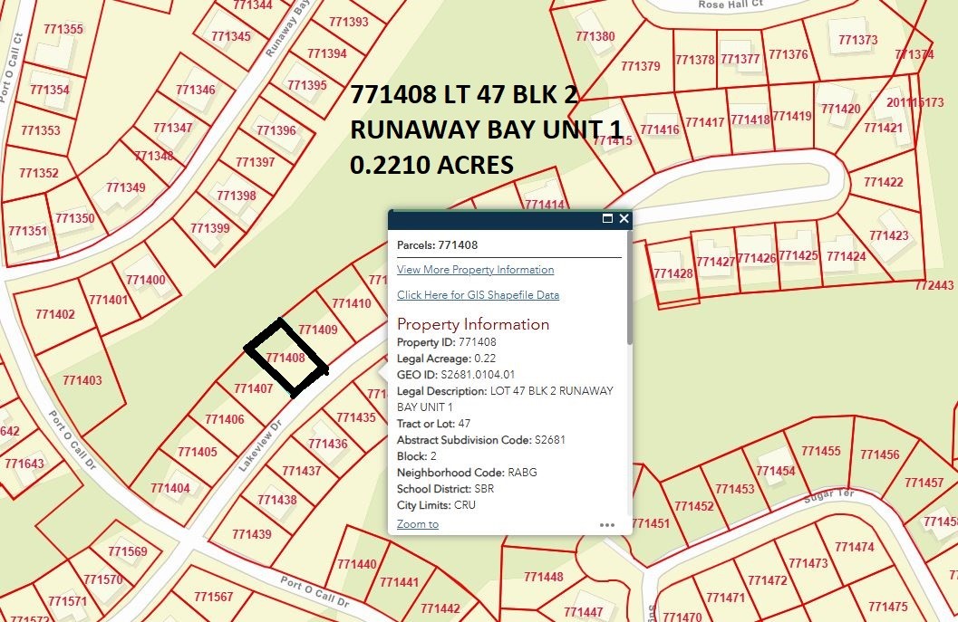 Tbd Lakeview Drive Runaway Bay TX 76426