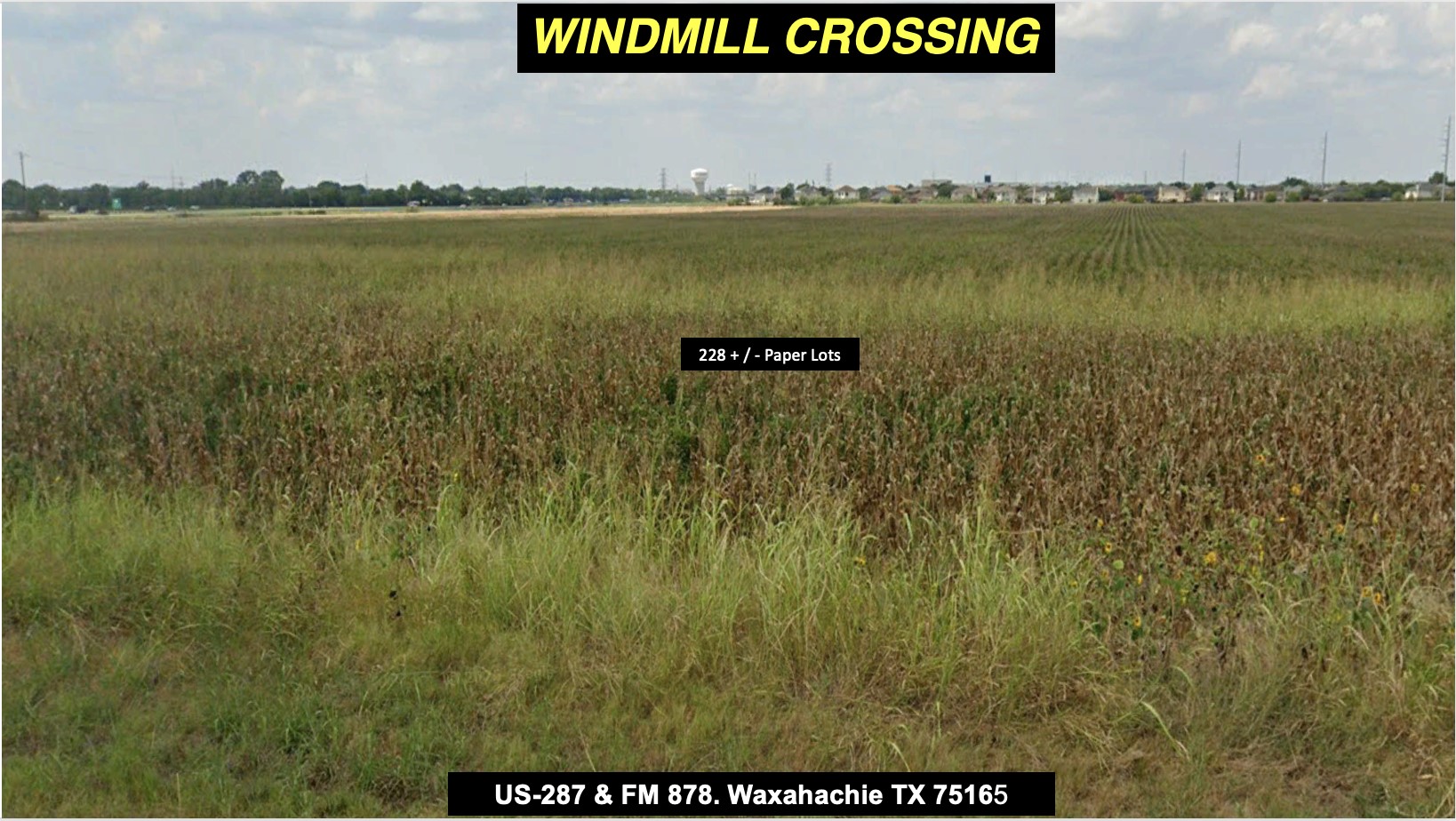 Tbd Fm-878 Waxahachie TX 75165