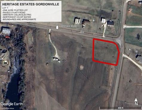 Lot 1.7 Heritage Gordonville TX 76245