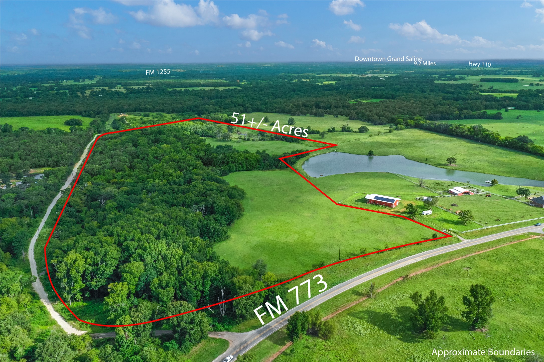 51.00 (+/-) Acres Fm 773 Grand Saline TX 75140