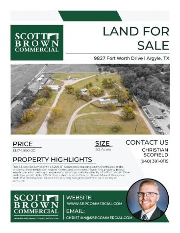 9827 Fort Worth Drive Argyle TX 76226