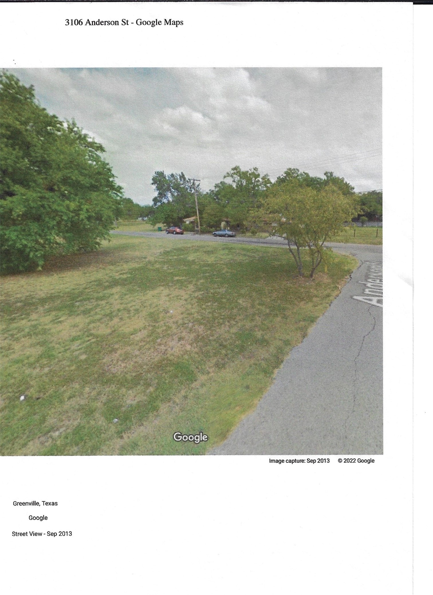 3218 Anderson Street Greenville TX 75401