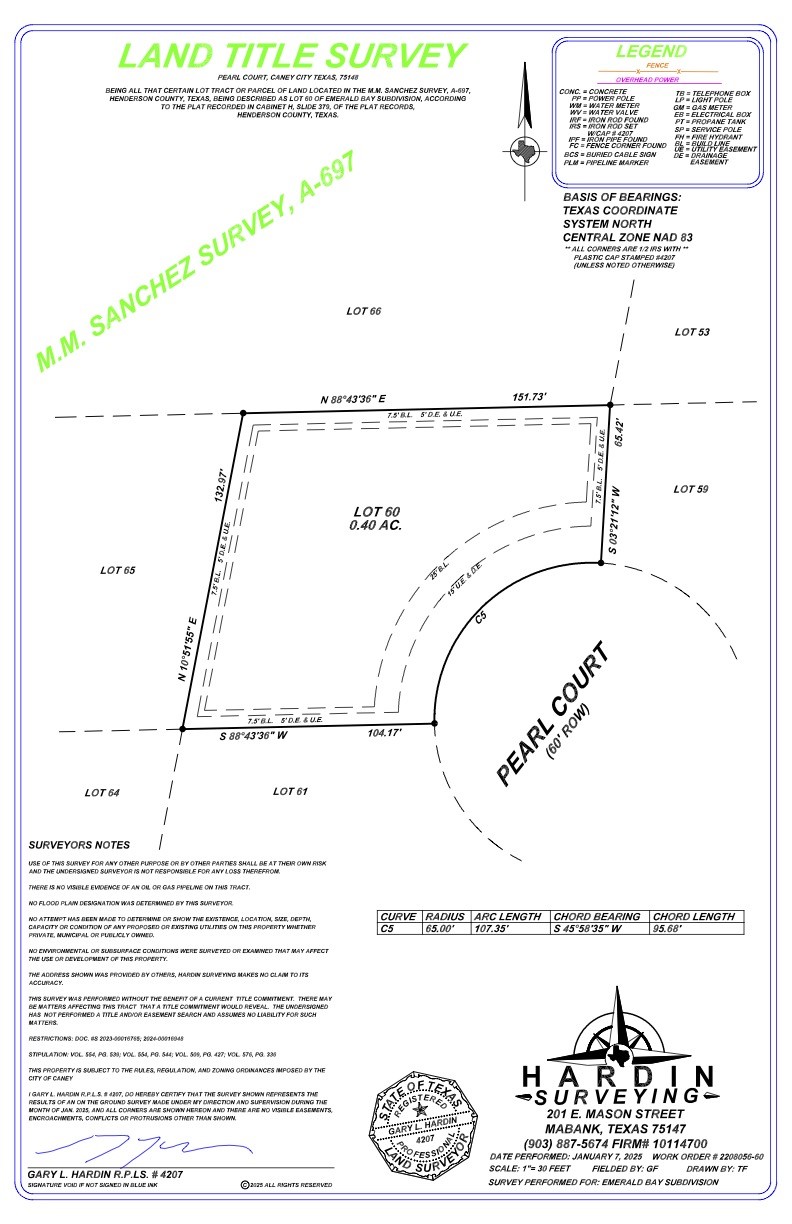 0 Pearl Court Caney City TX 75148