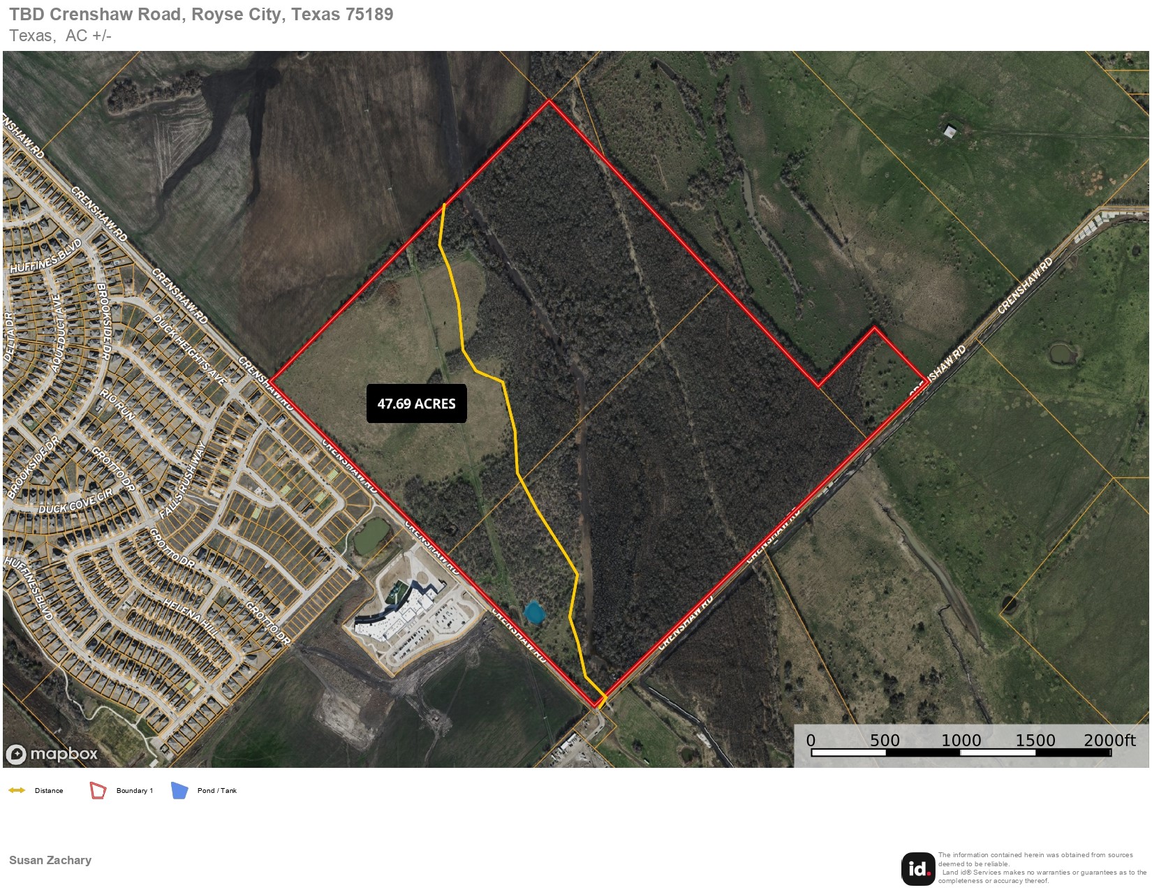 47.69+- Crenshaw Road Royse City TX 75189