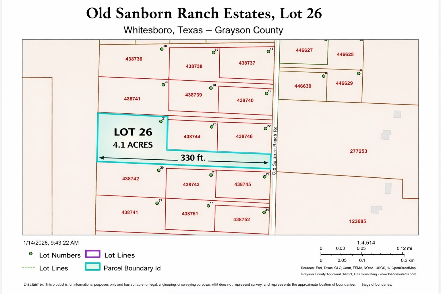 26 Old Sandborn Ranch Road Whitesboro TX 76268