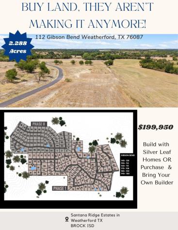 112 Gibson Bend Weatherford TX 76087