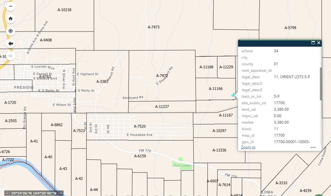11 Stockyard Road Presidio TX 79845