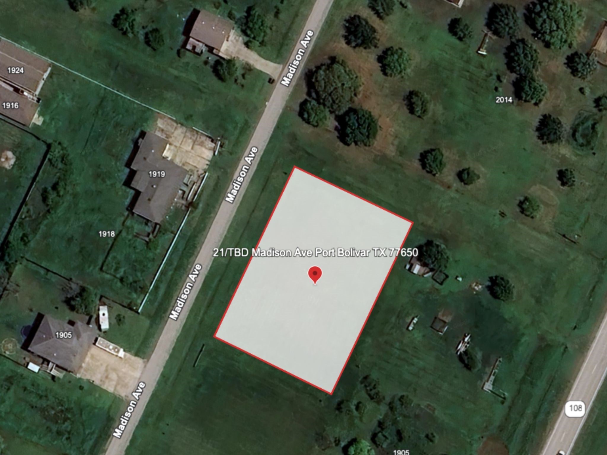 21 Tbd Madison Avenue Port Bolivar TX 77650