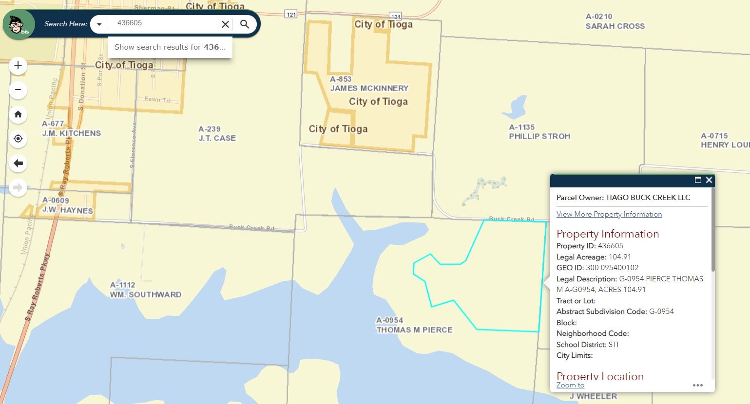 0 Buck Creek Road Tioga TX 76271