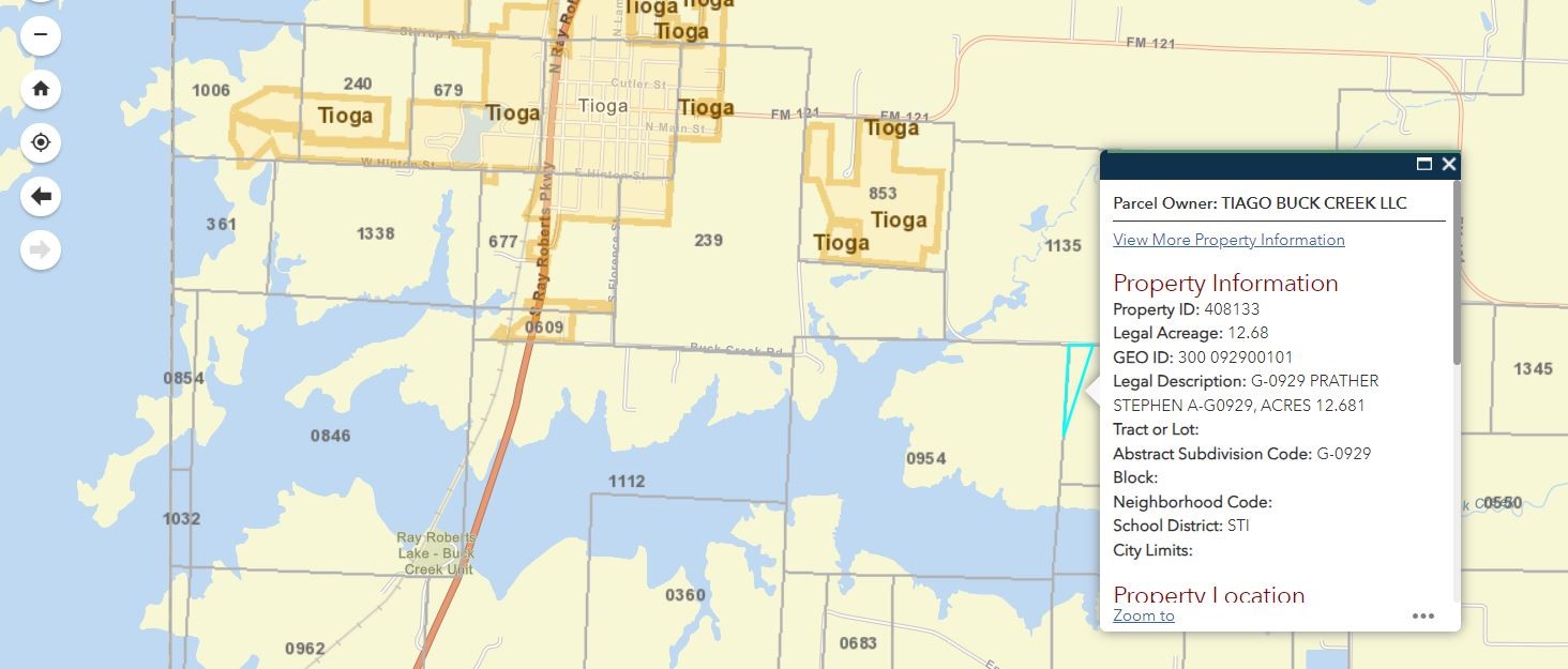 0 Buck Creek Road Tioga TX 76271