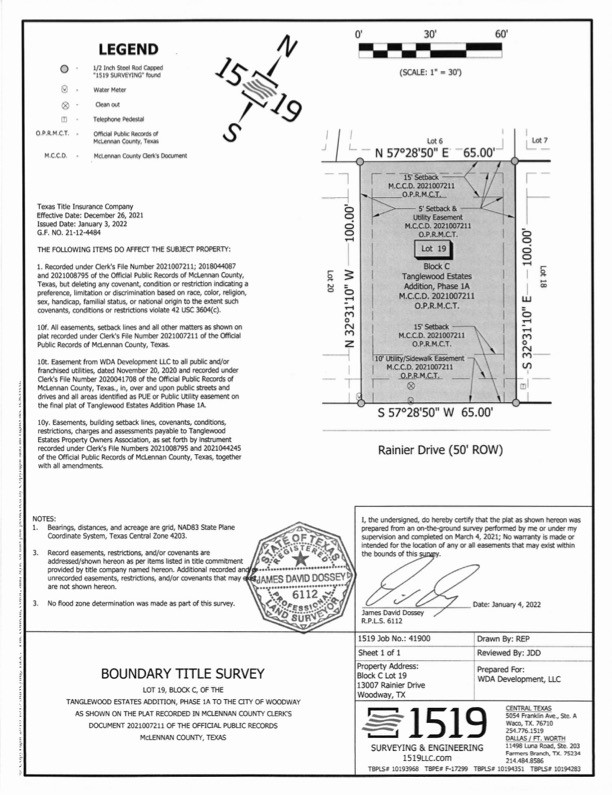 13007 Rainier Drive Woodway TX 76712