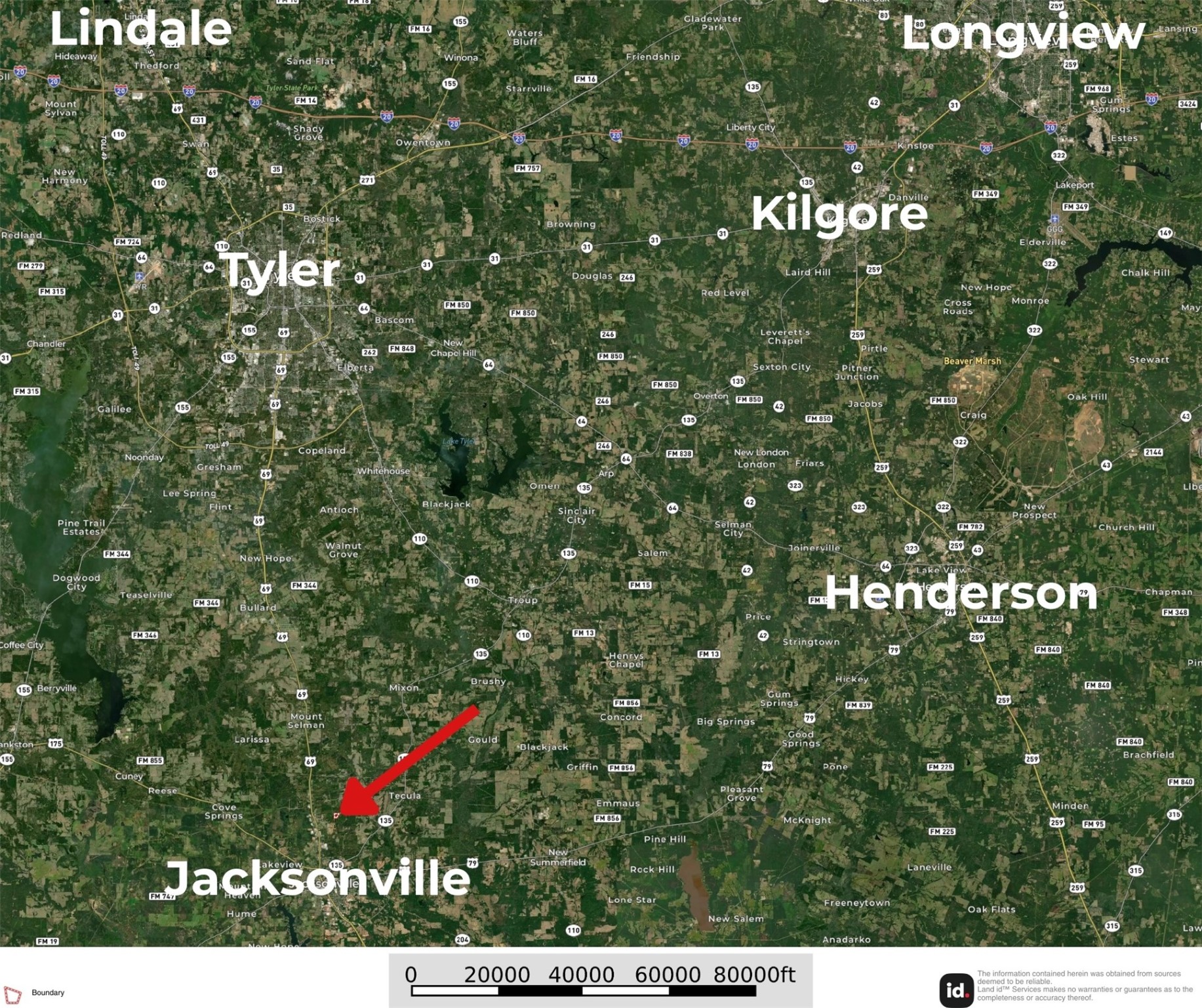 Tract 3 County Road 4102 Jacksonville TX 75766