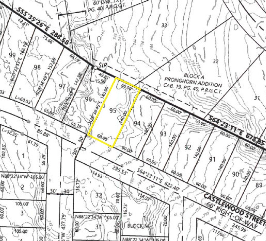 Lot 95a Castlewood Street Gordonville TX 76245