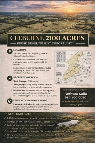 4524 Cr-1250 Cleburne TX 76033