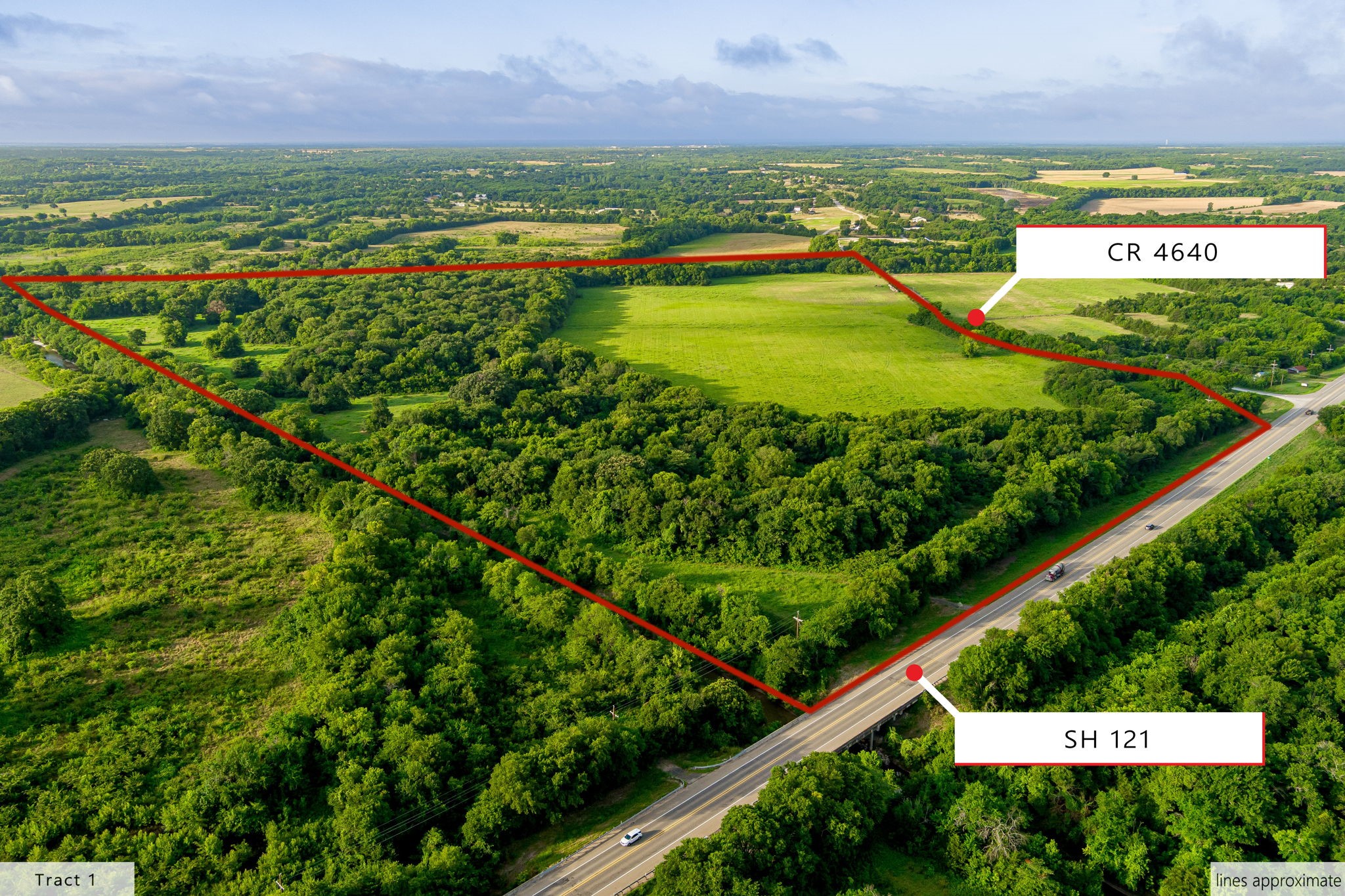 Tbd 88.155 Acres Tract 1 Fm 121 Trenton TX 75490