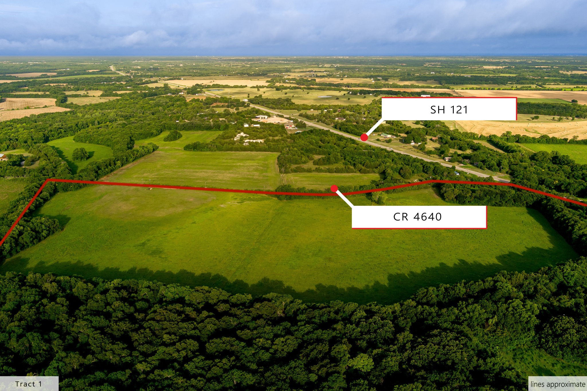 Tbd 88.155 Acres Tract 1 Fm 121 Trenton TX 75490
