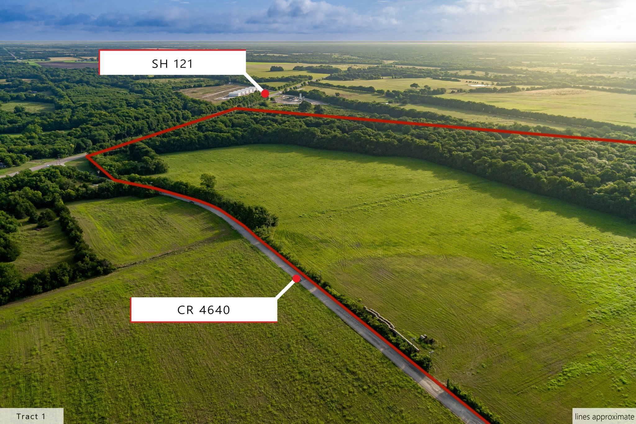 Tbd 88.155 Acres Tract 1 Fm 121 Trenton TX 75490