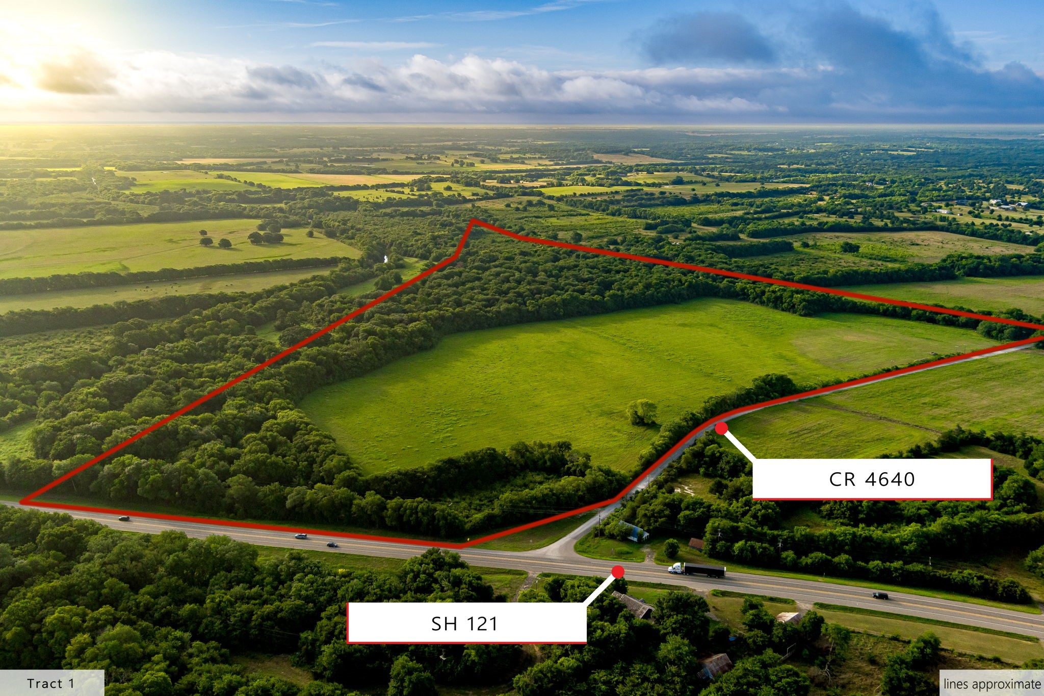 Tbd 88.155 Acres Tract 1 Fm 121 Trenton TX 75490
