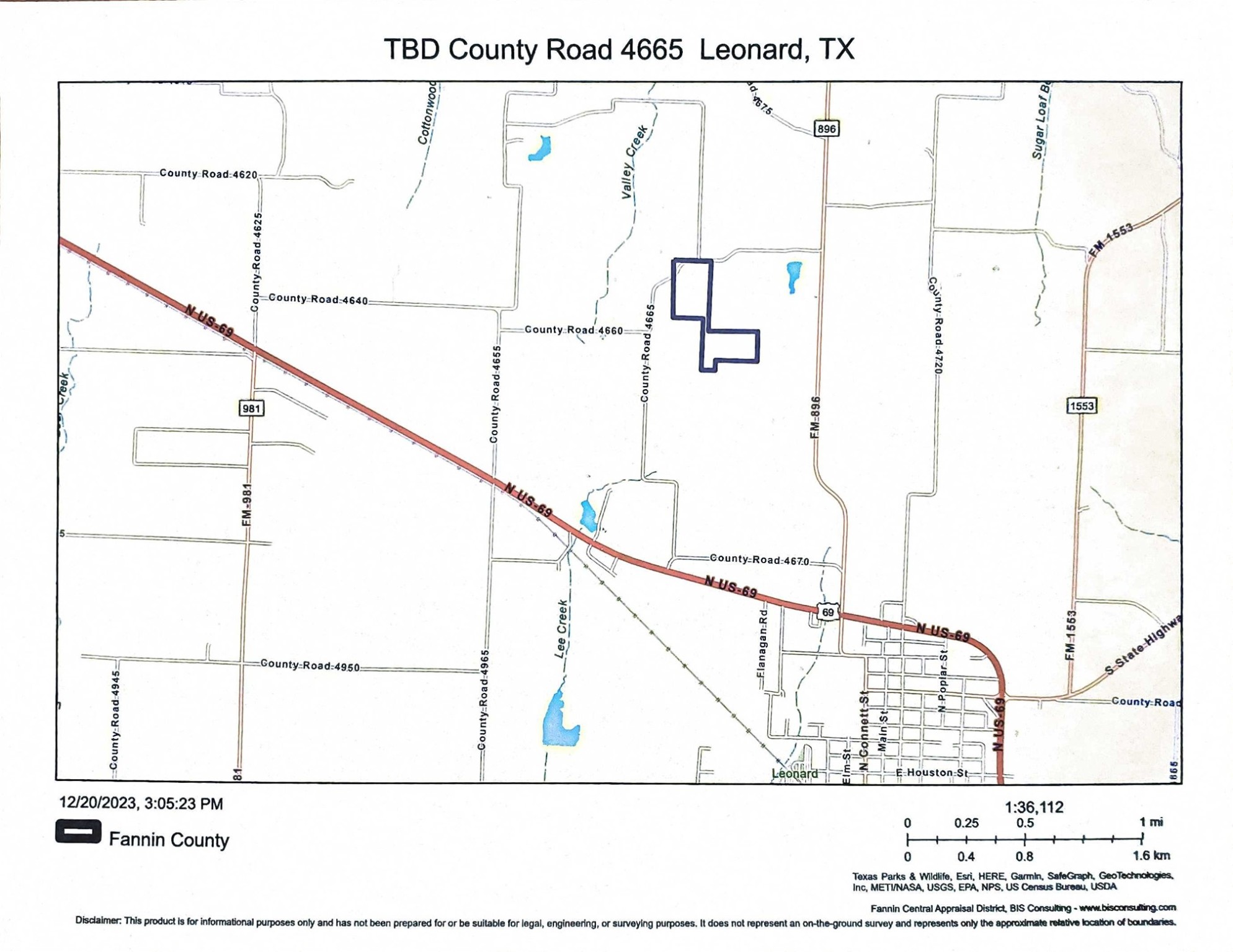 Tbd County Road 4665 Leonard TX 75452