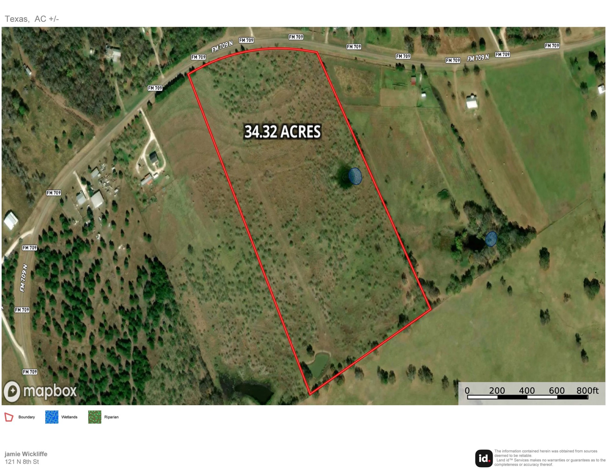 Tbd Fm 709 Dawson TX 76639