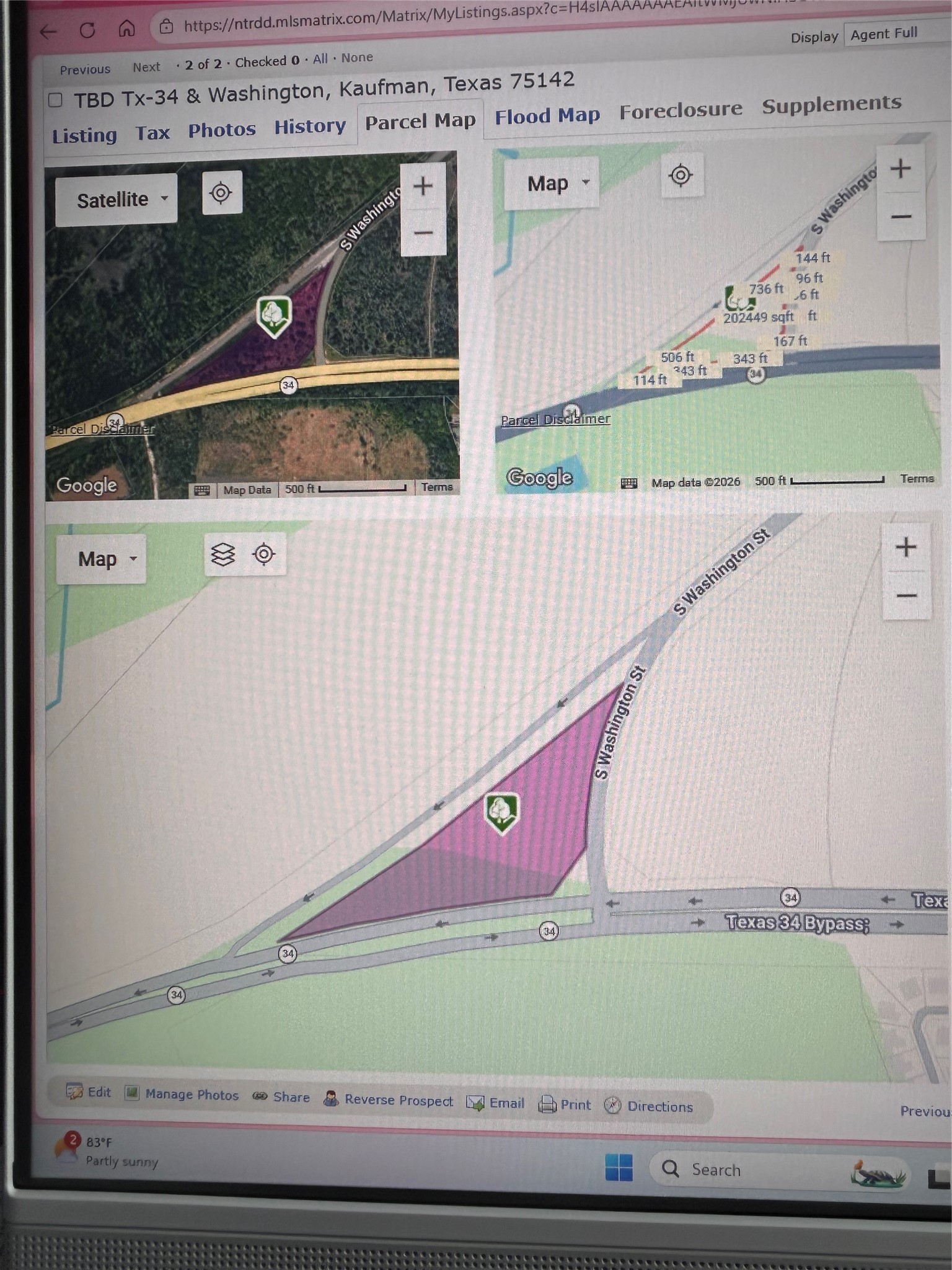 Tbd Tx-34 & Washington Kaufman TX 75142