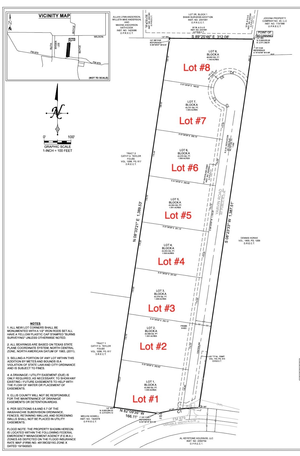 Tbd - Lot #3 Constantine Court Waxahachie TX 75165