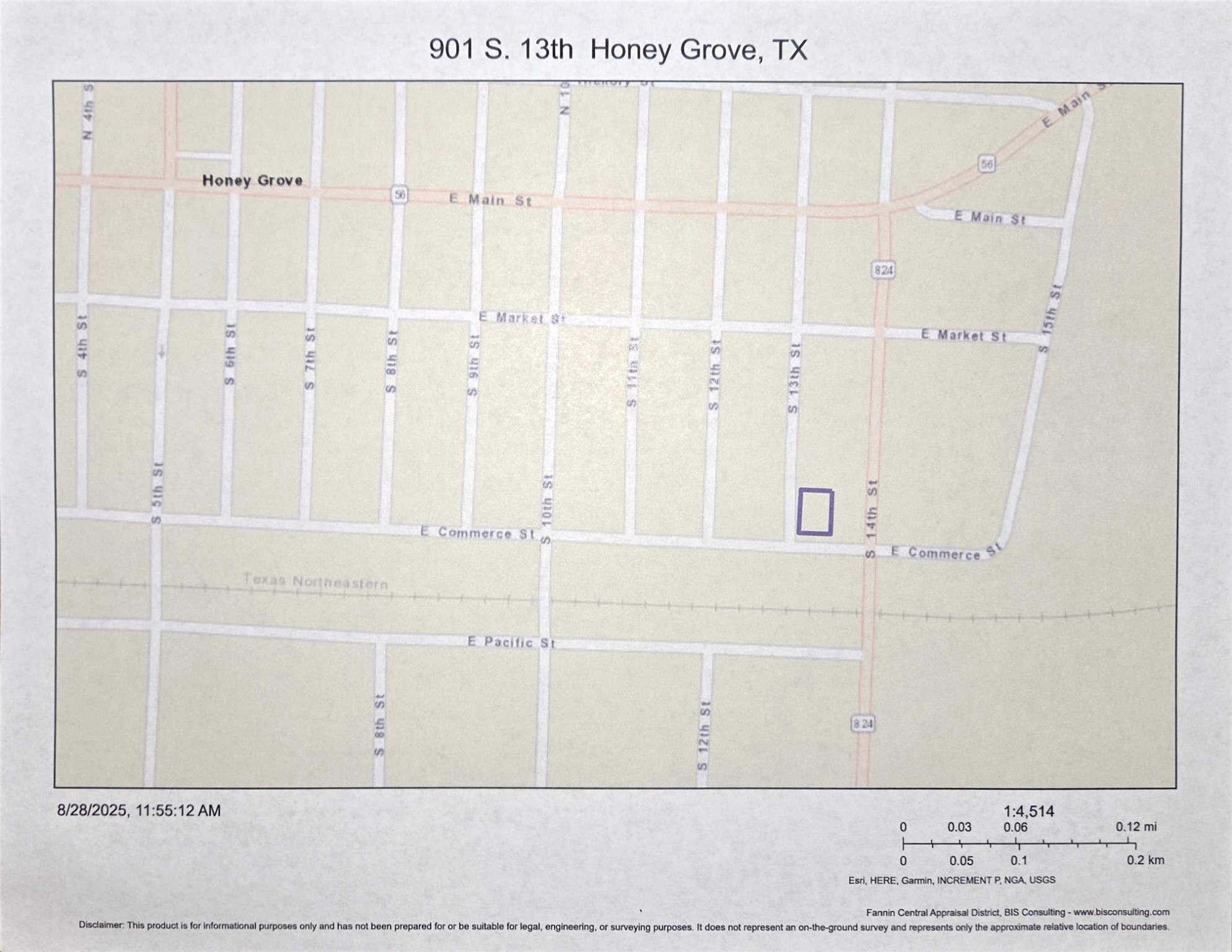 901 S 13th Honey Grove TX 75446