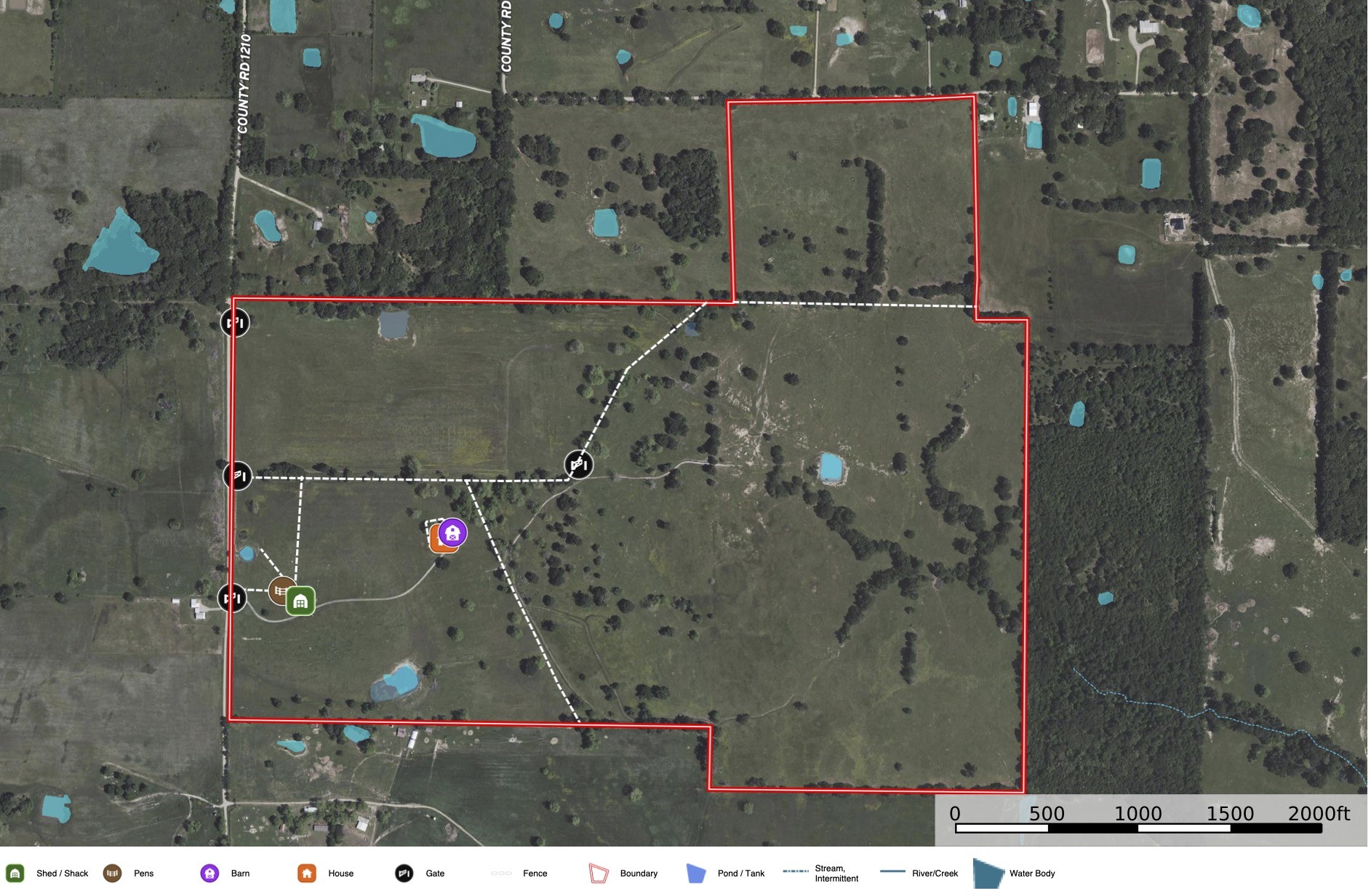 695 County Road 1210 Lake Creek TX 75450