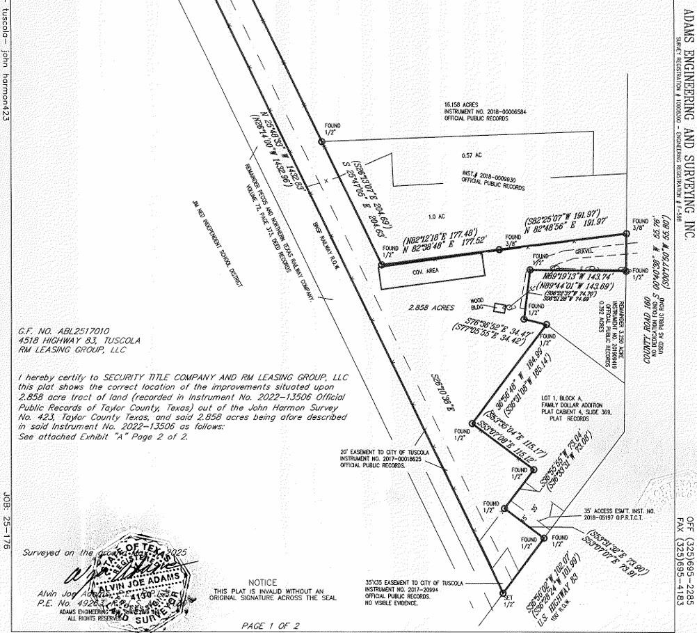 4518 Us Highway 83 Tuscola TX 79562
