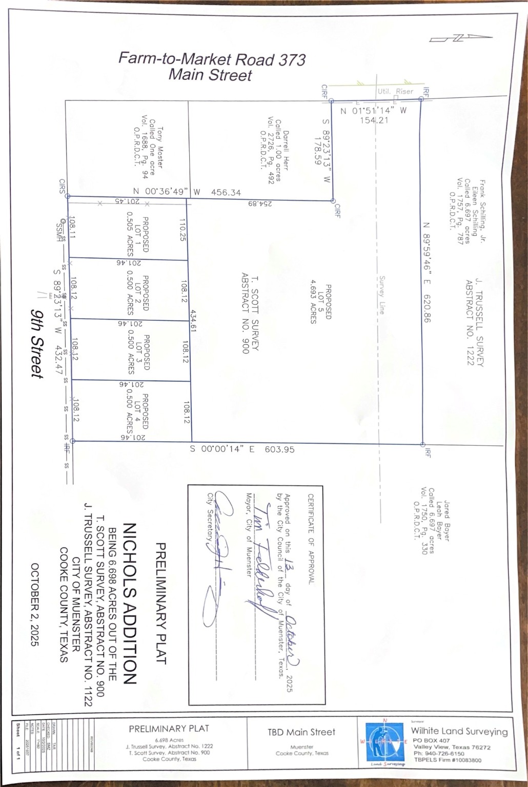 Lot 4 Tbd 9 Th Street Muenster TX 76252