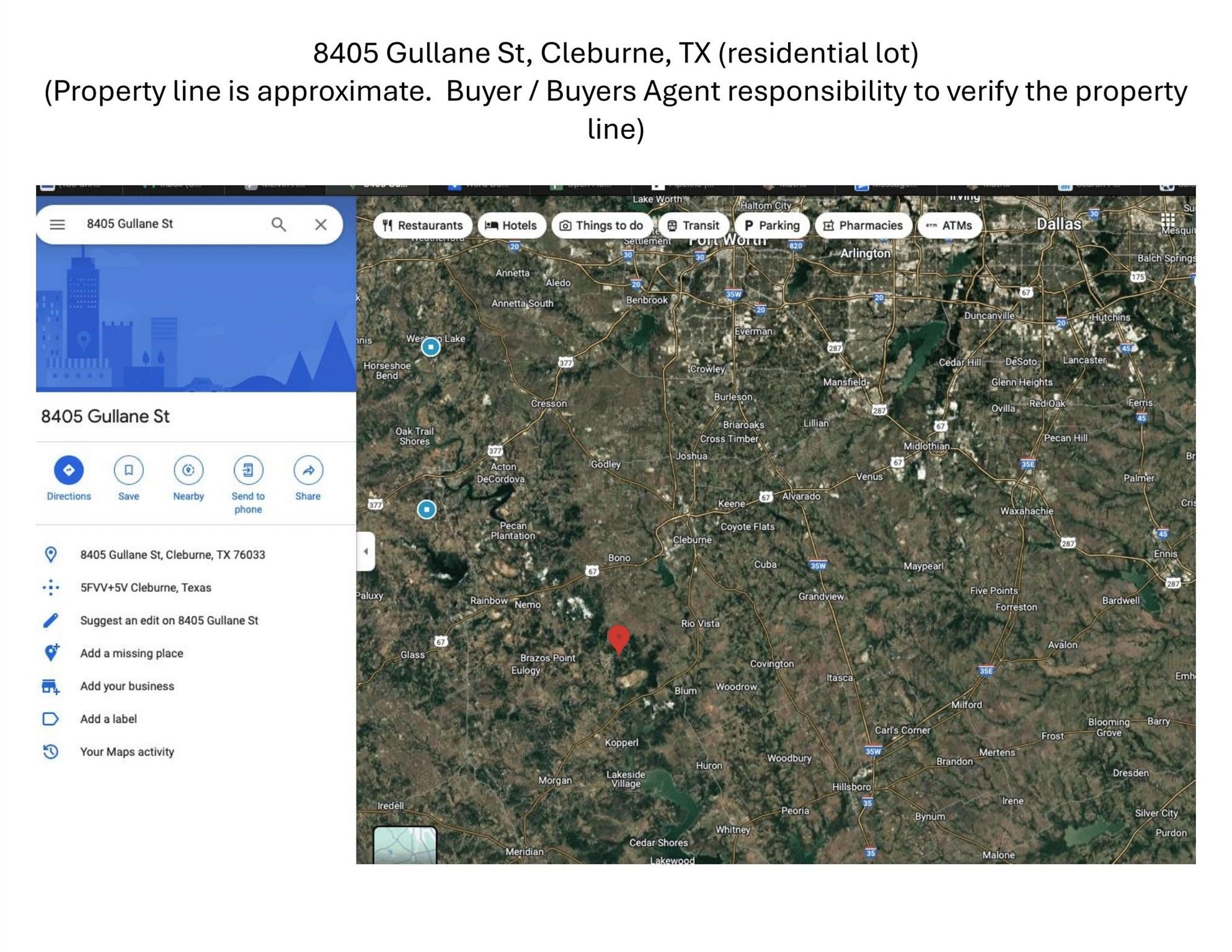 8405 Gullane Street Cleburne TX 76033