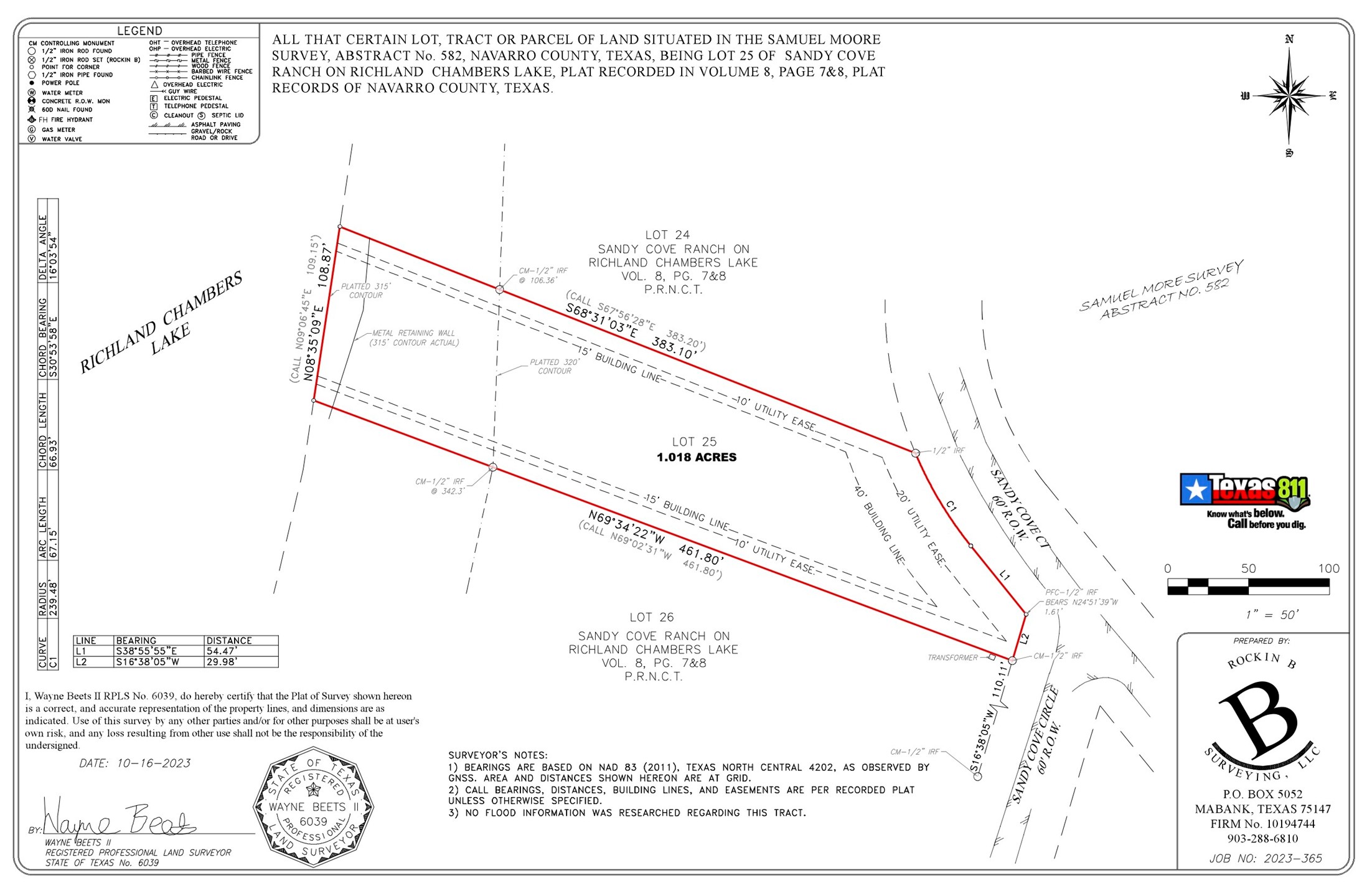 Lot 25 Sandy Cove Court Streetman TX 75859