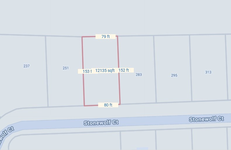 Lot 101a Stonewolf Court Gordonville TX 76245