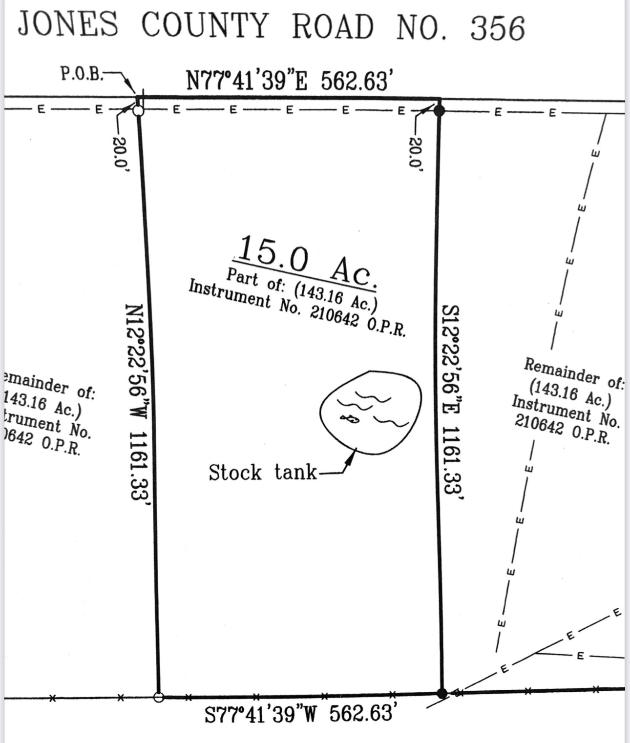 Tbd (WEST Tract) County Road 356 Anson TX 79501