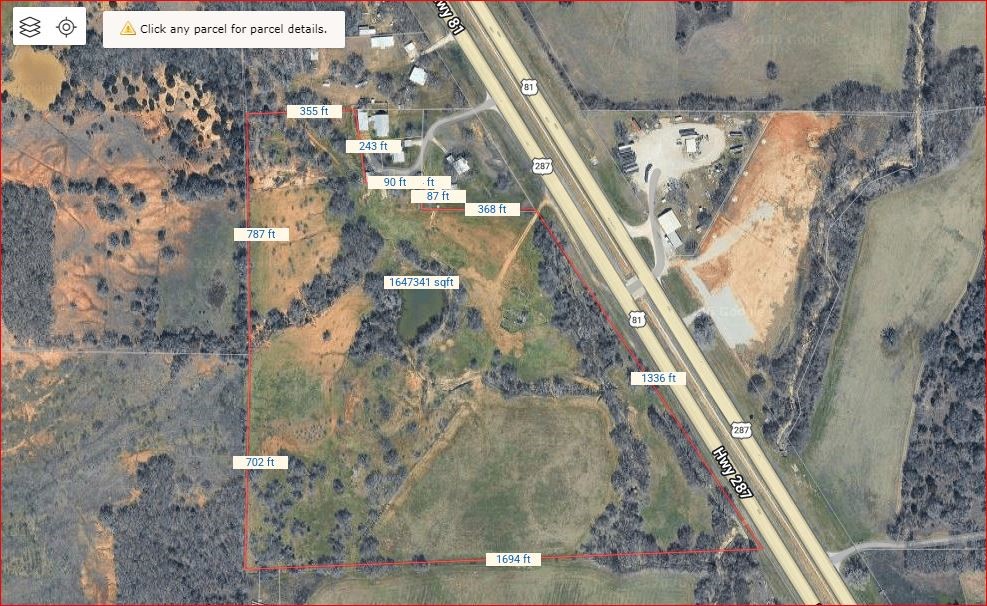37.94 Ac Highway 287 Alvord TX 76225